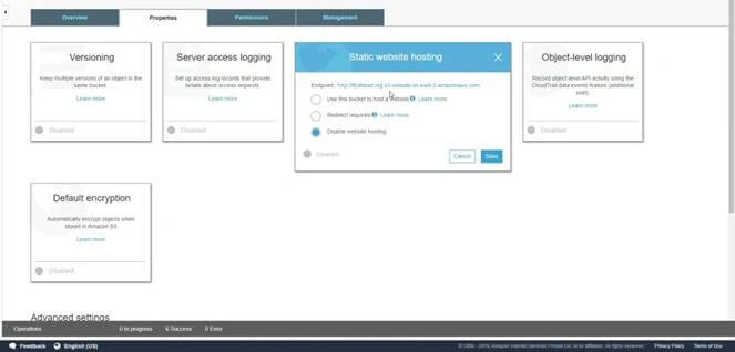 How To Create A Static Website In AWS Serverless Options