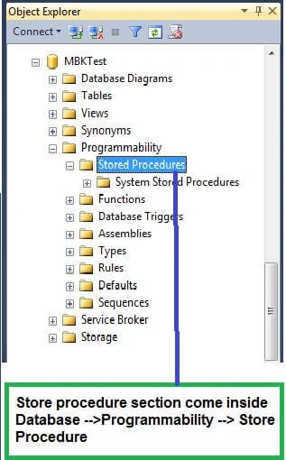 stored procedure In SQL Server