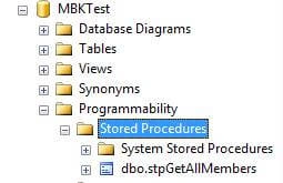 stored procedure In SQL Server