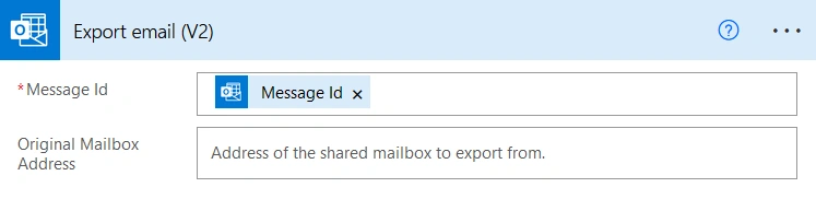 Export email (V2)