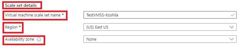 create a Virtual Machine Scale Set (VMSS)