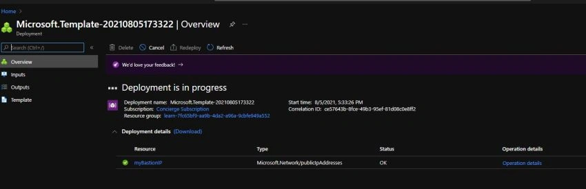 How to Create a Virtual Network and a Bastion Host
