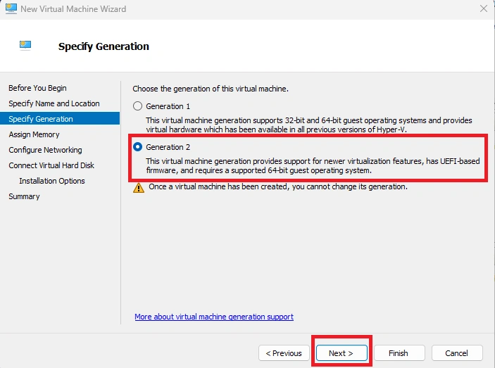 Create A Windows Server 2019 OS In Hyper V