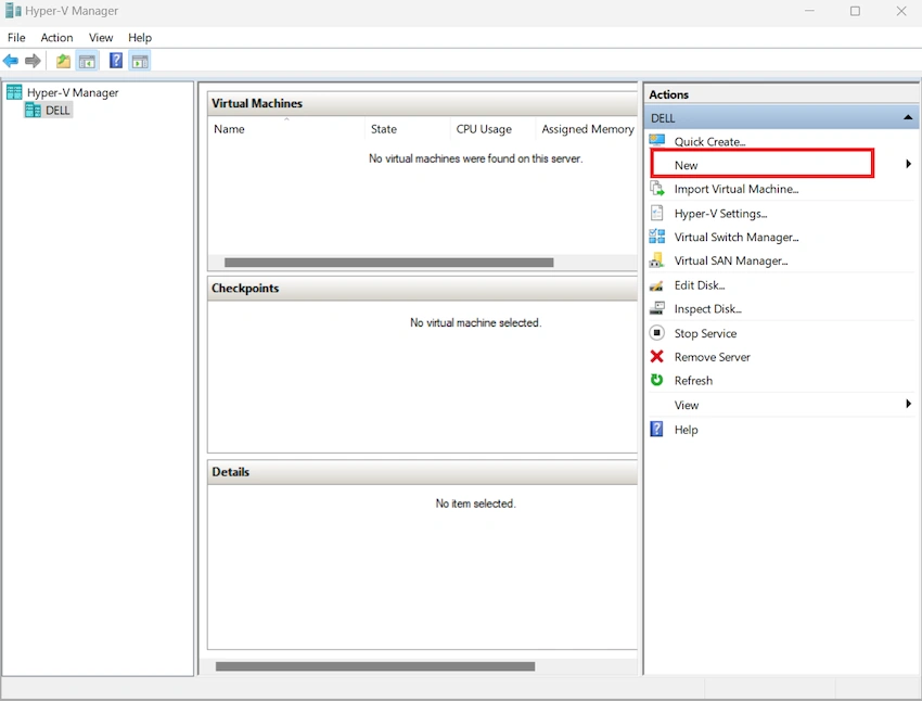 Create A Windows Server 2019 OS In Hyper V