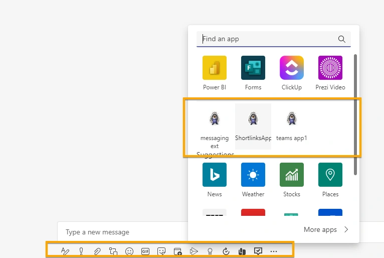 How to create Action based Messaging Extension as Teams App