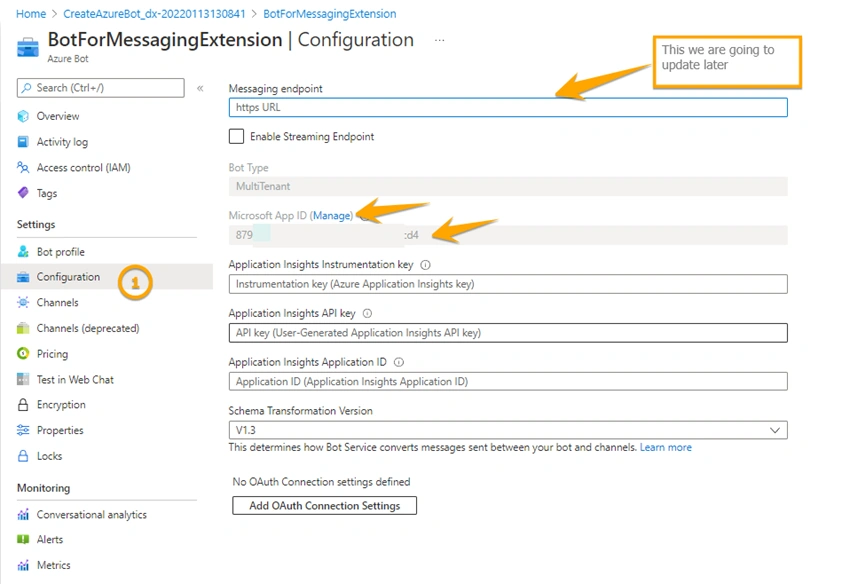 How to create Action based Messaging Extension as Teams App