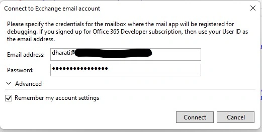 create an Add-in in outlook using ASP.NET