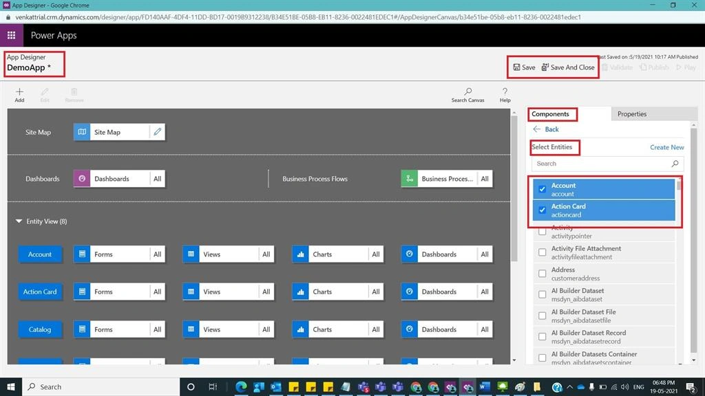 How To Create An App In D365 CRM