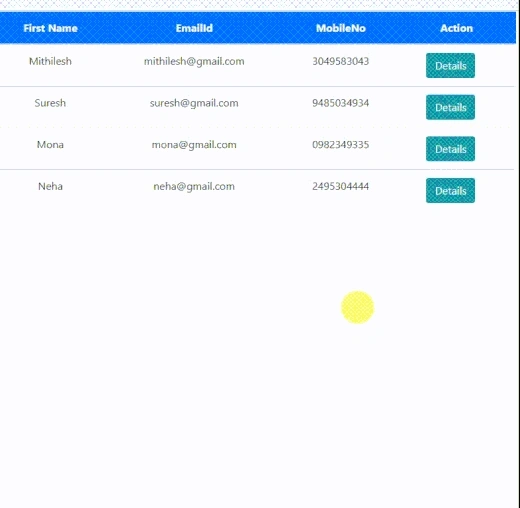 How To Create An Application To Get User Details In A Model Popup In ReactJS With Axios Using Web API