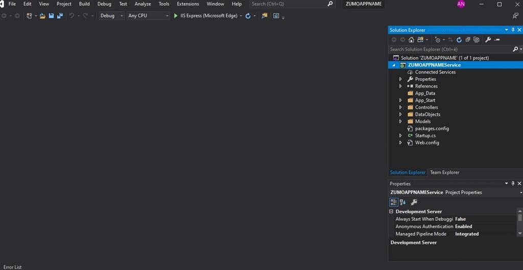 How To Create An Azure Back-End For A Xamarin.Forms Application