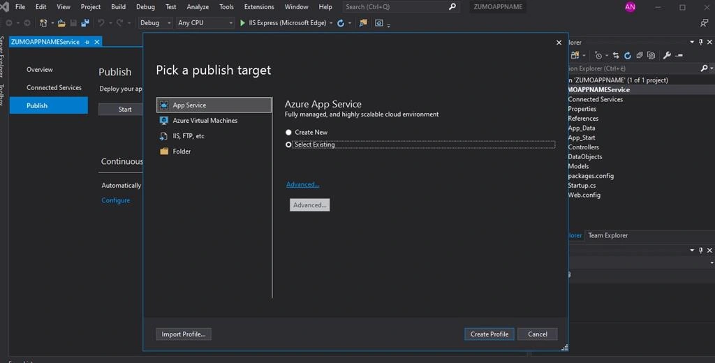 How To Create An Azure Back-End For A Xamarin.Forms Application