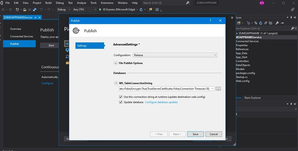 How To Create An Azure Back-End For A Xamarin.Forms Application