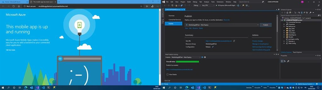 How To Create An Azure Back-End For A Xamarin.Forms Application