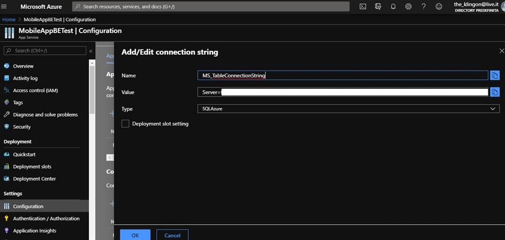 How To Create An Azure Back-End For A Xamarin.Forms Application