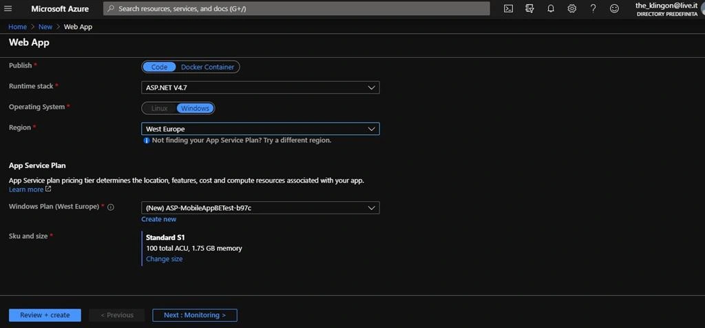 How To Create An Azure Back-End For A Xamarin.Forms Application