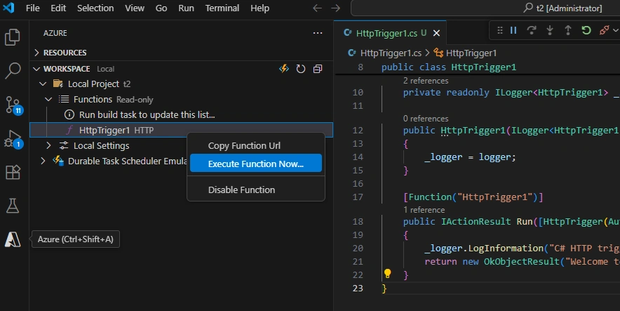 Execute Function