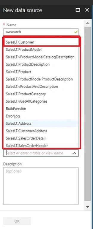 How to create an Index using Import Data, Create an indexer