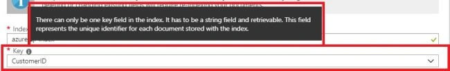 How to create an Index using Import Data, Create an indexer