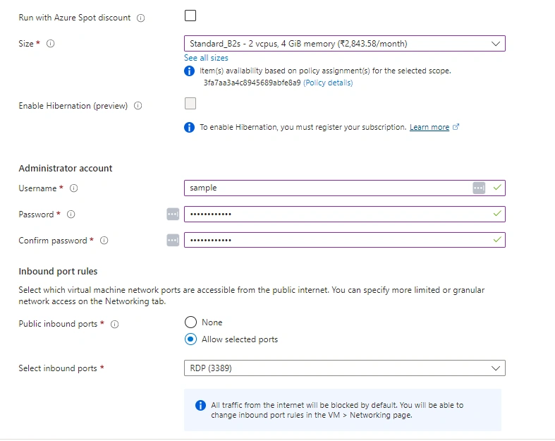 Administrator Account
