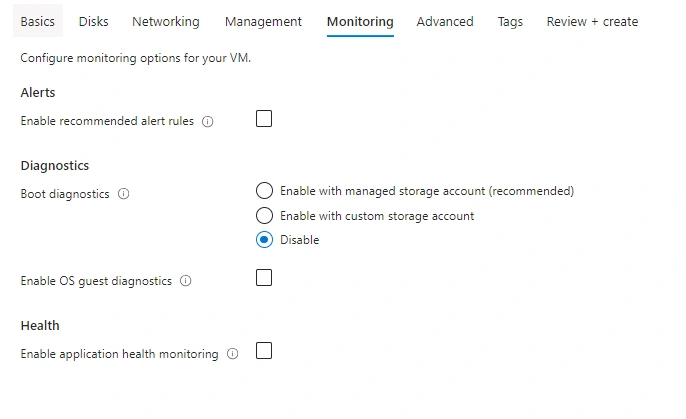 Monitoring
