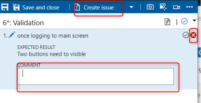 Create issue