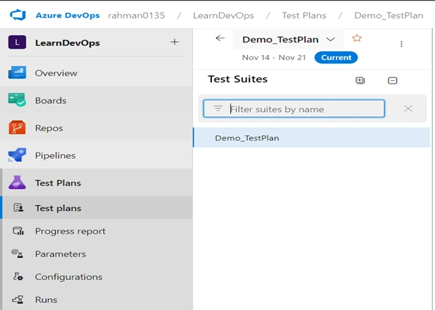 Demo Test Suite