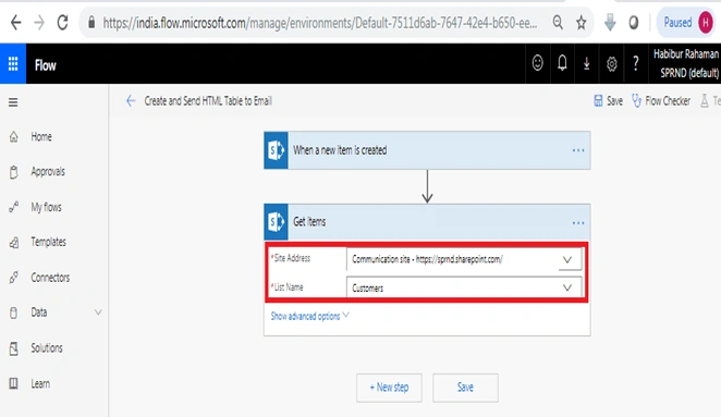 How To Create And Format HTML Table Using Microsoft Flow And SharePoint Online