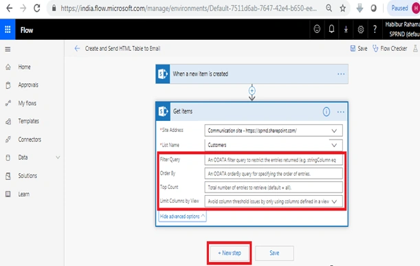 How To Create And Format HTML Table Using Microsoft Flow And SharePoint Online
