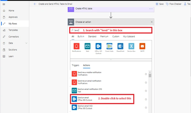 How To Create And Format HTML Table Using Microsoft Flow And SharePoint Online