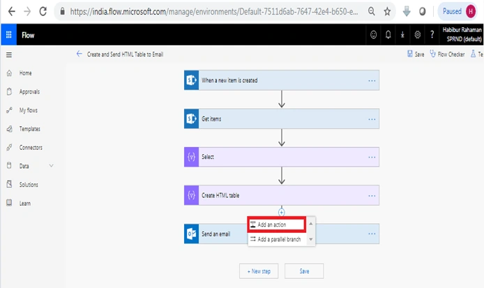 How To Create And Format HTML Table Using Microsoft Flow And SharePoint Online