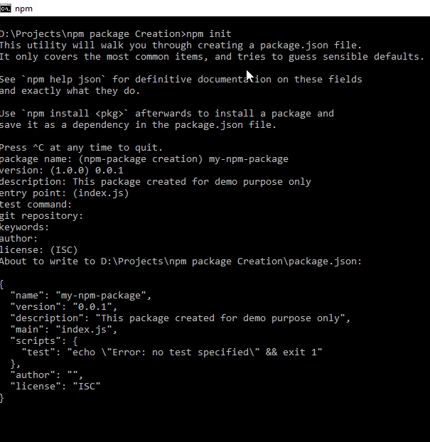 How To Create And Publish npm Package