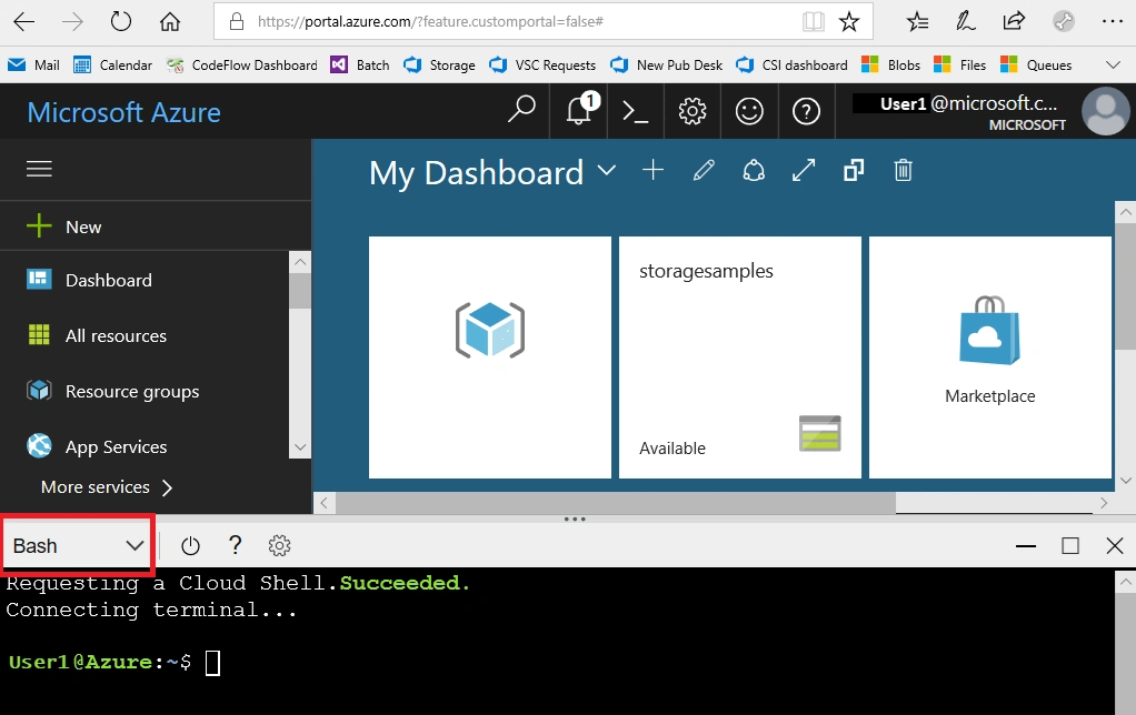 Cloud Shell Bash