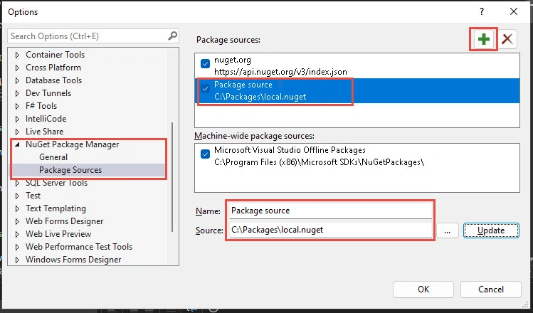 Create and Test NuGet Package Locally in Visual Studio 2022