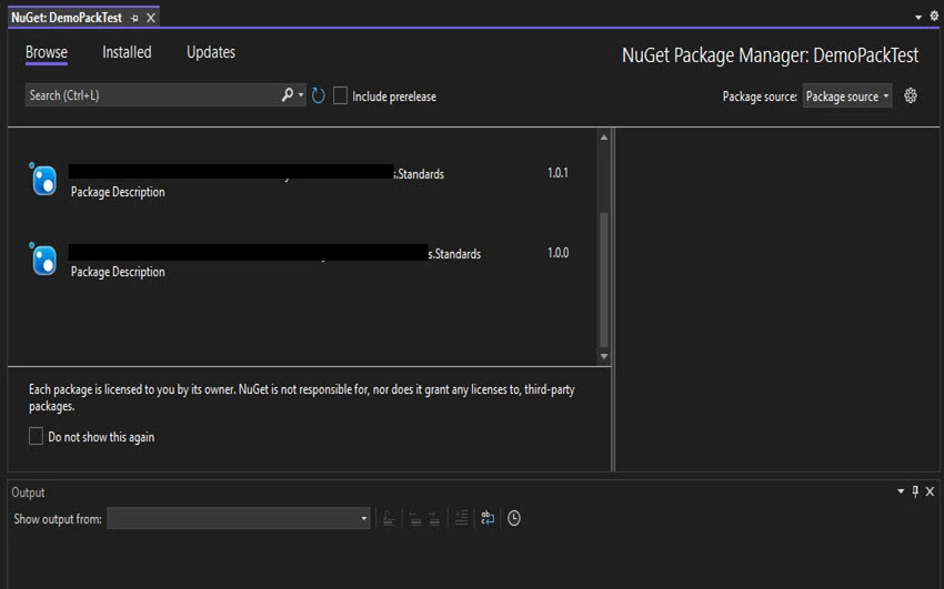 Create and Test NuGet Package Locally in Visual Studio 2022