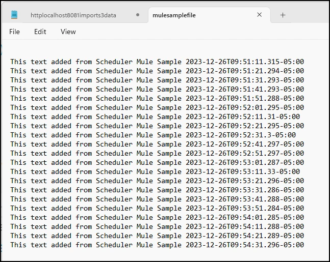 Mule Sample project