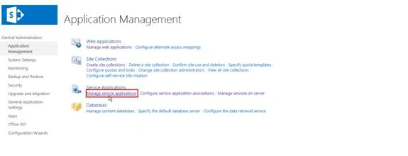Application Management