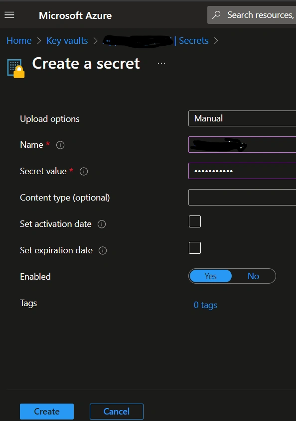 secret details