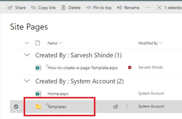 How To Create And Use Page Template In SharePoint Online