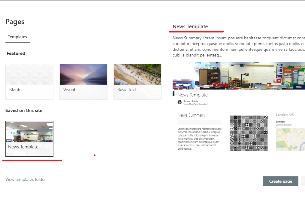 How To Create And Use Page Template In SharePoint Online
