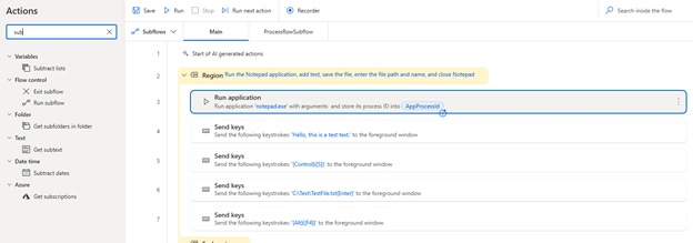Run Subflow