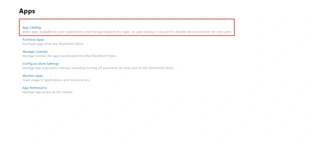 How To Create App Catalog In Modern SharePoint Online