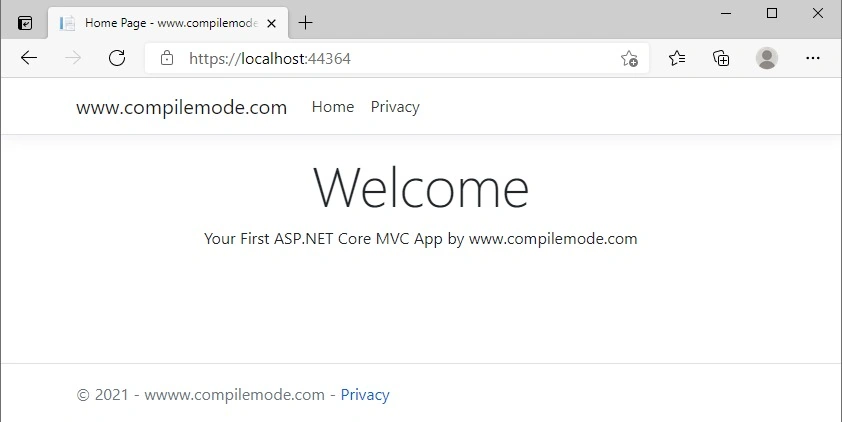 Run the ASP.NET