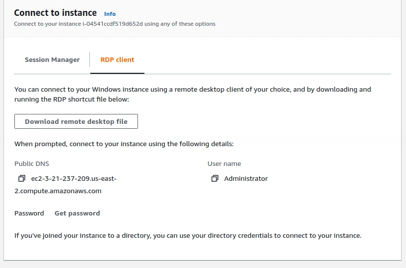 RDP client