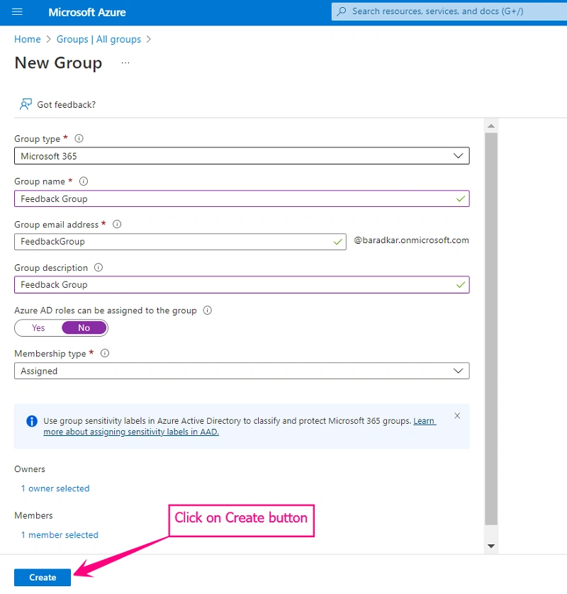 How Do Create Azure Active Directory Groups And How To Add Members?