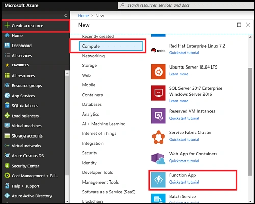 How To Create Azure Function App In Azure Portal