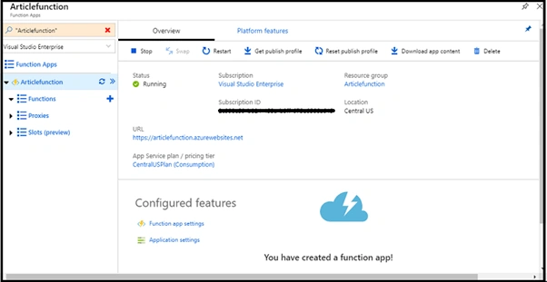 How To Create Azure Function App In Azure Portal