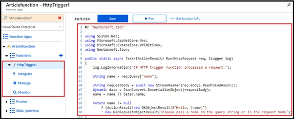 How To Create Azure Function App In Azure Portal