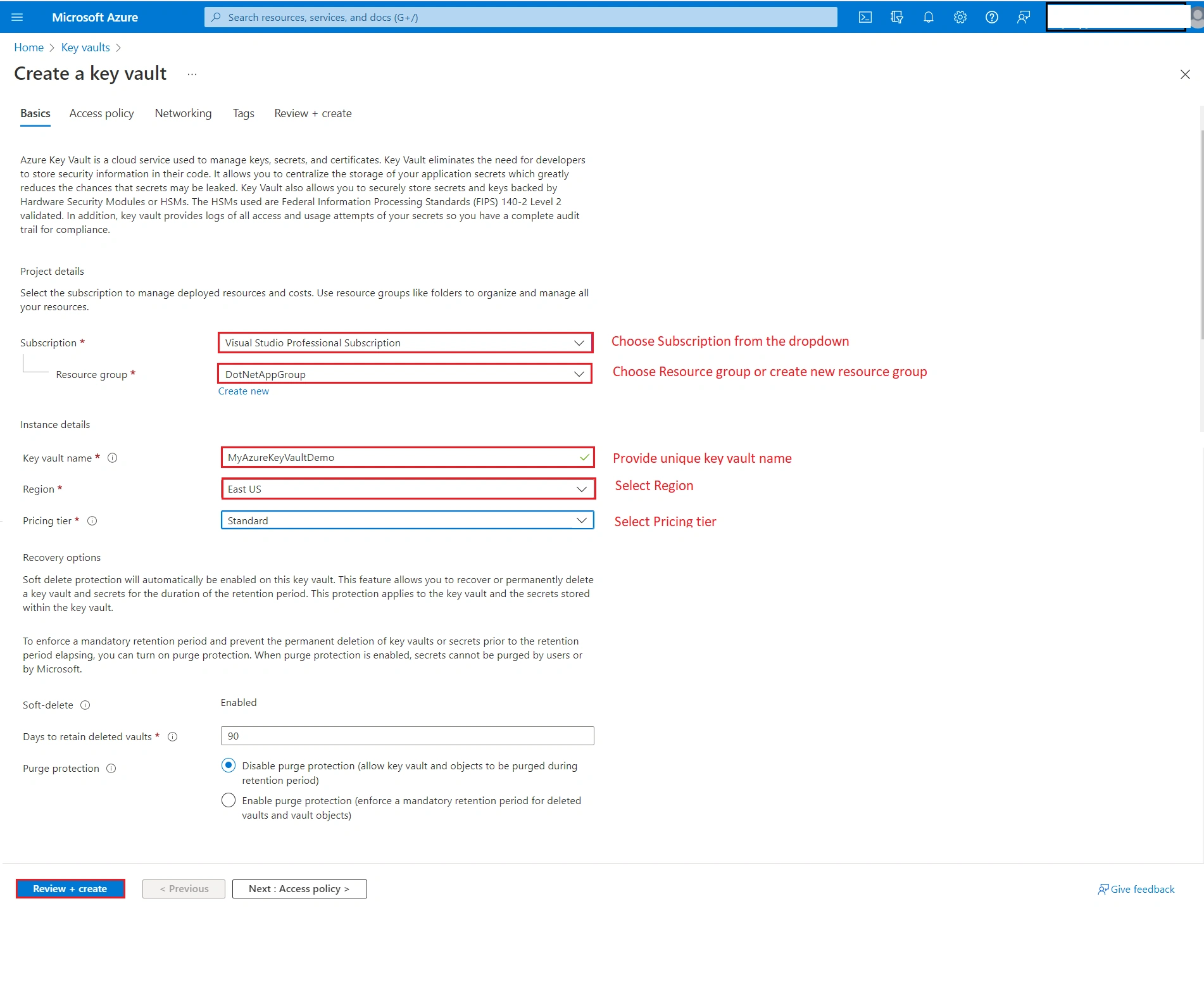 azure key vault