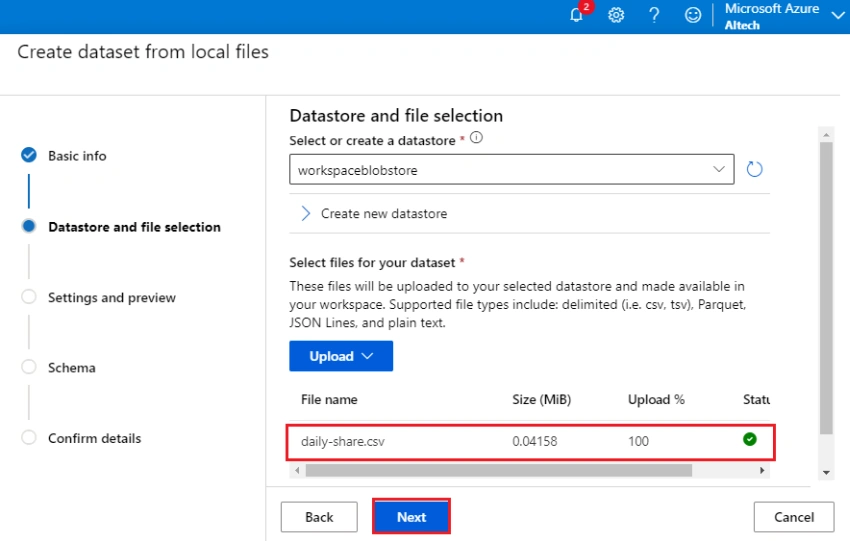 How to Create Azure Machine Learning Datasets