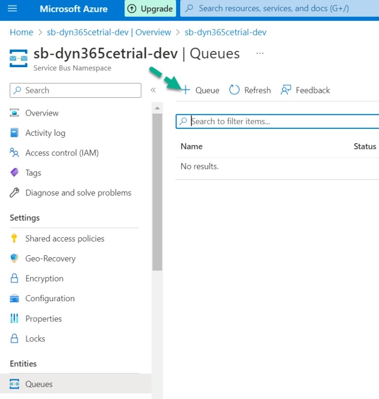 How To Create Azure Service Bus And Queue In Microsoft Azure Portal